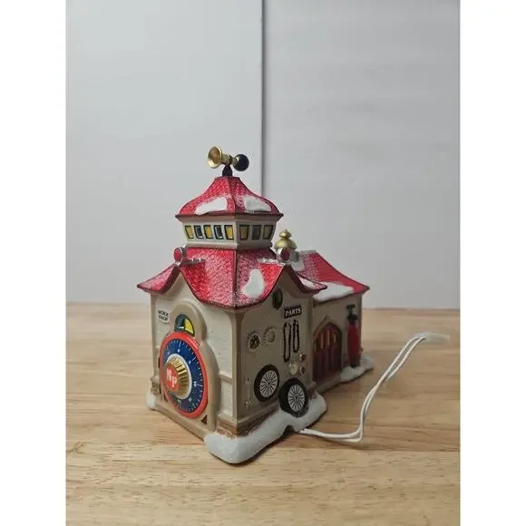 Dept 56 North Pole Bike Bicycle Shop Animated Wheel #4025281 Box & Cord Works - Picture 12 of 16